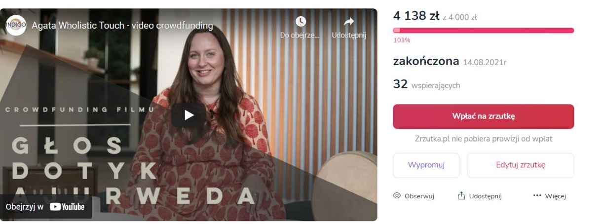 Agata - kampania crowdfundingowa na film